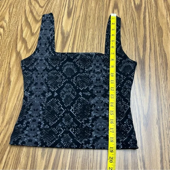 NEW Leith Square Neck Tank in Snake Print - Picture 7 of 9